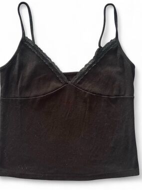 No Boundaries Black Lace Tank Top